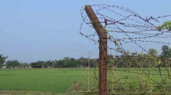 State Govt. fails to relocate people living along the twelve kilometer unfenced Indo-Bangla international border at Sonamura